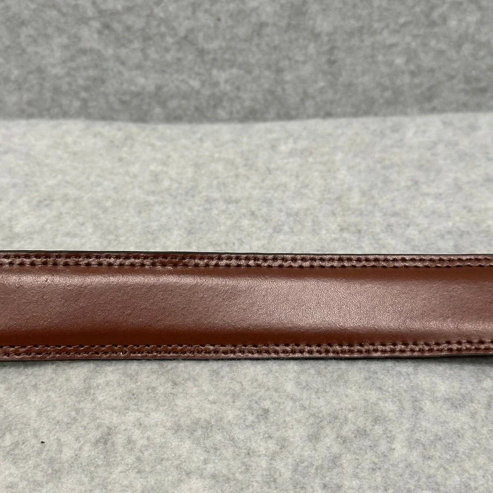 Robert Graham Men's Size 38 Reversible Cognac Brown Leather Dress Belt NWT